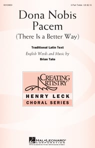 Dona Nobis Pacem Three-Part Treble choral sheet music cover